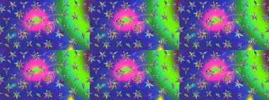 Tekstil veya kitap kapakları, imalat, duvar kağıtları, baskı, hediye paketi ve yapıştırma kitabı için çiçek eskizi geçmişi. Küçük çaplı çiçeklerdeki basit şirin desenler. Raster illüstrasyonu.