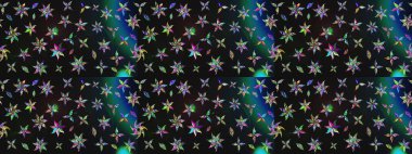 Raster illüstrasyonundaki çiçek desenli çizim. Suluboya tarzında gri renkte çiçekler.