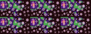 Kahverengi renkli çiçekler. Yumuşak, bahar çiçekli arka plan. Raster çiçek desenli ve çiçekli..