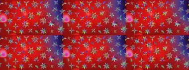 Çiçek arkaplan. Doğum günü kartı ya da düğün davetiyesi. Suluboya çiçek buketi. Çiçekli tebrik kartı. Kırmızı renklerde. Raster illüstrasyonu.