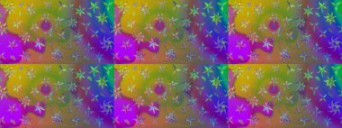 Yeşil renkli çiçekler. Çiçekli eskiz deseni. El çizimi. Suluboya çizimi.