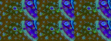 Güzel kumaş deseni. Güzel suluboya yaz çiçekleri deseni..