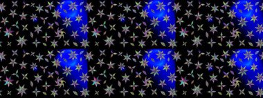 Çiçekler suluboya eskiz deseni. Raster Stili kumaş deseni.