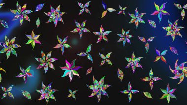 Parlak renkli çiçekleri ve gri renkli yaprakları olan harika bir çiçek deseni. Halk tarzı. Modern çiçek arkaplanı. Moda baskıları için zarif bir şablon.