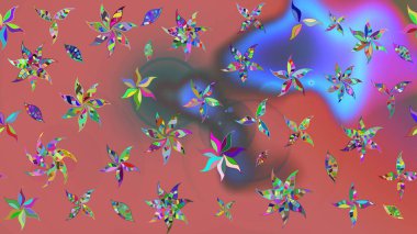 Pembe renkli çiçekler. Düz Çiçek Elementleri Tasarımı. Çiçek desenli eskiz, yaz çiçekleri. Renkli Bahar Teması çizim şablonu.