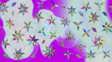 Üst manzara, yumuşak stil. Sevgililer günü ve tebrik kartı konsepti için şık bir davetiye. Çiçek kompozisyonu, el boyası, hassas şablon. Tarafsız renklerde manzaralı çiçek deseni.