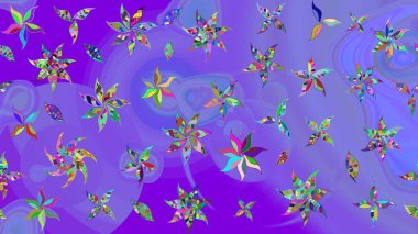 Nazik romantik baskı. Bahar mevsimi. Tatil havası. Raster güzel bir çiçek deseni çiziyor..