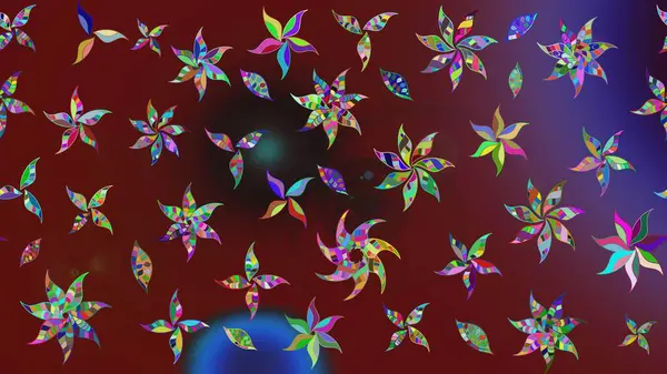 Ultraviyole kumaş deseni. Raster illüstrasyonu. Çizim kalıbı. Organik motif arkaplanı.