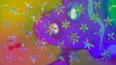 Klasik taslak çizimi. Raster çiçek izi. Çiçekli menekşe çizim deseni.