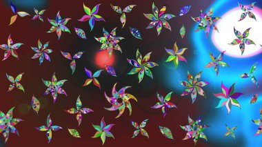 Özgürlük stili Millefleur 'lar. Taşralı şıklığı. Tekstil, duvar kâğıdı, kapaklar, yüzey, baskı, hediye paketi, hatıra defteri, dekupaj. Küçük yabani çiçeklerdeki halk modelini çiz..