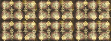 Kahverengi, bej ve nötr renkler ve kar taneleri. Raster Noel soyut renkli arka plan ve tatlı kar tanesi. Raster illüstrasyonu.