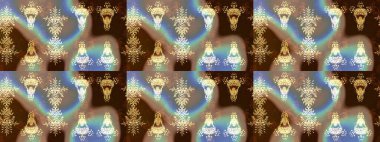 Düz kar karalama ikonları, kar taneleri kahverengi, bej ve nötr renklerde siluet noel afişi, kartlar. Güzel soyut kar taneleri raster tasarımı. Yeni yıl kar tanesi.