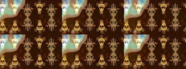 Renkli Bahar Teması eskiz kalıbı. Kahverengi, nötr ve bej renkli çiçekler. Çiçek desenli eskiz, yaz çiçekleri. Düz Çiçek Elementleri Tasarımı.