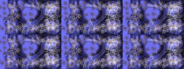 Kar tanesi renkli desen. Raster kar taneleri arka plan. Snowflakes desen. Raster resim. Renk arka plan üzerinde izole soyut kar taneleri ile düz tasarım.