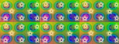 Kar tanesi süs desen. Snowflakes desen. Kar taneleri arka plan. Arka plan üzerinde izole soyut kar taneleri ile düz tasarım. Raster illüstrasyon.