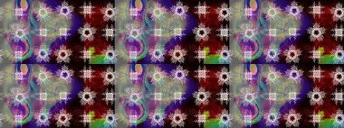 Altın element siyah, nötr ve gri renklerde. Barok tarzında altın çiçekli süs. Damask çizimi tekrarlanıyor. Doku arkaplanı üzerine altın duvar kağıdı.