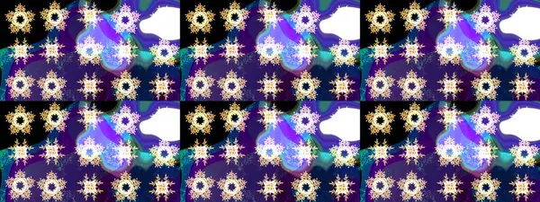 Renkli elementlerle Raster ilginç desen