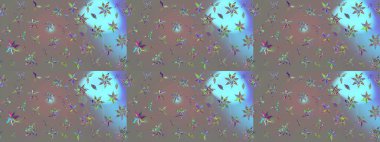 Tekstil, kumaş, kapaklar, duvar kağıtları, baskı, naylon, koleksiyon defteri, örgü, dekupaj için güzel bir eskiz. Küçük gri çiçeklerle oldukça eski bir besin torbası deseni.