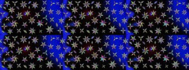 Çiçekli siyah eskiz deseni. Raster çiçek izi. Klasik taslak çizimi.