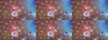 Flower eskiz arka planı. Çiçek deseni. Raster illüstrasyonu. Şatafatlı bahar bahçesi dokusu.