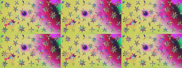 Tarafsız renklerde çiçekler. Düz Çiçek Elementleri Tasarımı. Sevimli çiçek raster deseni. Renk Bahar Teması eskiz şablonu.