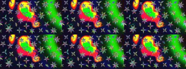 Çizim raster deseni. Güzel kumaş deseni. Çiçek arka planı.