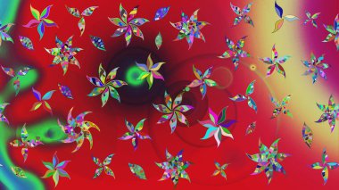 Kızılderili desenli desenli desenli şal deseni. Raster Henna dövme stili. Etnik Mandala süsü. Tekstil, tebrik kartı, boyama kitabı, telefon kılıfı baskısı için kullanılabilir.