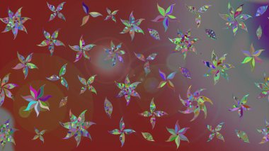 Çiçek arkaplan. Güzel kumaş deseni. Çizim raster deseni.