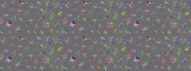 Çiçeksel gri çizim deseni. Klasik taslak çizimi. Raster çiçek izi..