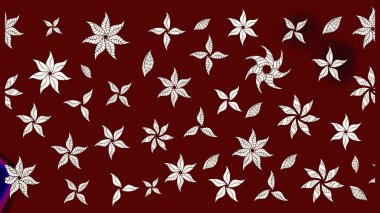 Renkli Bahar Teması eskiz kalıbı. Düz Çiçek Elementleri Tasarımı. Raster illüstrasyonundaki çiçek desenli çizim. Süslü kumaş deseni.