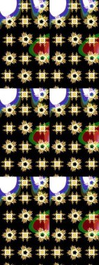 Kar tanesi rengarenk desen. Raster illüstrasyonu. Kar taneleri deseni. Soyut kar taneleri arkaplanda izole edilmiş düz dizayn. Raster kar taneleri arkaplanı.