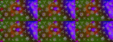 Raster Hip kumaş deseni. Eskiz Vintage Çiçek Deseni.