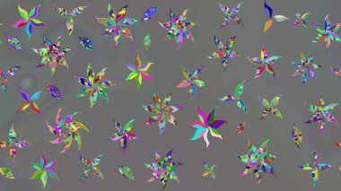 Güzel suluboya yaz çiçekleri deseni..