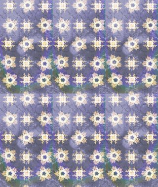 Raster çiçek desenli çiçek deseni, yapraklar, dekoratif elementler, sıçrama, lekeler, el çizimi kontur çizgileri ve Doodle çizim stili, grafik raster çizim çizimi.