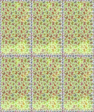 Tarafsız ve bej bir arkaplanda renkli kelebeğin çizimi. Tarafsız ve bej renkli bir resim. Karala, karala, karala. Raster..