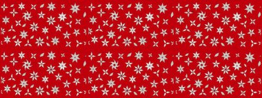 Raster düz çiçek çizim deseni. Kırmızı renkte çiçekler. Tasarım hediye paketi, tebrik kartları, posterler ve afiş tasarımı.