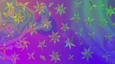 Büyük bir çiçek boyası seti. Raster şirin suluboya çiçek desenleri çiziyor. Kartlar, davetiyeler, tarih kartları ve daha fazlası için kullanılabilir.