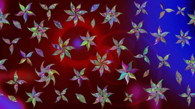 Raster Güzel kumaş deseni. Çiçek arkaplan ile soyut zarafet çizim deseni.