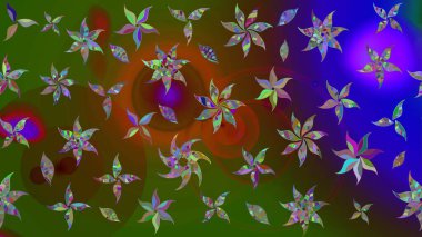 Raster Hip kumaş deseni. Eskiz Vintage Çiçek Deseni.