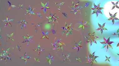 Raster Hip kumaş deseni. Eskiz Vintage Çiçek Deseni.