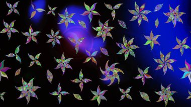 Ultraviyole kumaş deseni. Organik motif arka planı. Raster illüstrasyonu. Çizim deseni.