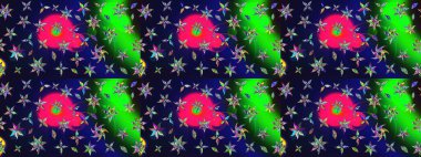 Kartlar, davetiyeler, tarih kartları ve daha fazlası için kullanılabilir. Büyük bir çiçek boyası seti. Raster şirin suluboya çiçek deseni çizimi.