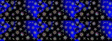 Hediye ambalaj kağıdı, tebrik kartları, posterler ve pankart tasarımı. Raster düz çiçek çizim deseni. Siyah renkte çiçekler.