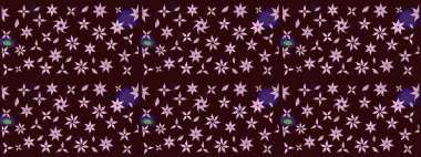 Eskiz arkaplan modeli. Suluboya, elle çizilmiş. Raster - stok. Vadinin çiçekleri kahverengi renklerde.