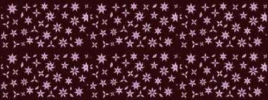 Üzerinde gelincikler ve vadi zambakları olan renkli çiçek desenli nakış deseni. Tekstil tasarımı için kahverengi renkli geleneksel halk çiçekleri buketi.