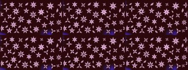 Eskiz Vintage Çiçek Deseni. Raster Kalça dokusu deseni.