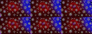 Çiçekli karalama şeklinde Raster çiçek deseni. Kahverengi renkli çiçekler. Nazikçe, güzel çiçek arkaplanı..