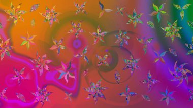 Kahverengi renklerde. Anti-stres için soyut örnek sayfası. Raster illüstrasyonu.