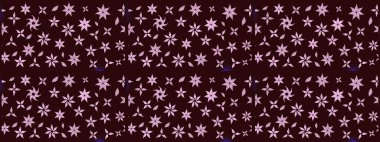 Raster illüstrasyonu. Küçük çiçekteki sevimli çiçek deseni. Modaya uygun kumaş deseni. Tony 'nin kumaş desenini çiz.