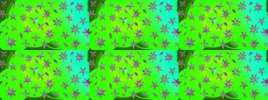 Çiçekli yaz çiçekleri. Robot resim. Motley illüstrasyonu. Küçük çiçekte güzel bir desen. Küçük renkli çiçekler. Moda baskıları için zarif bir şablon.